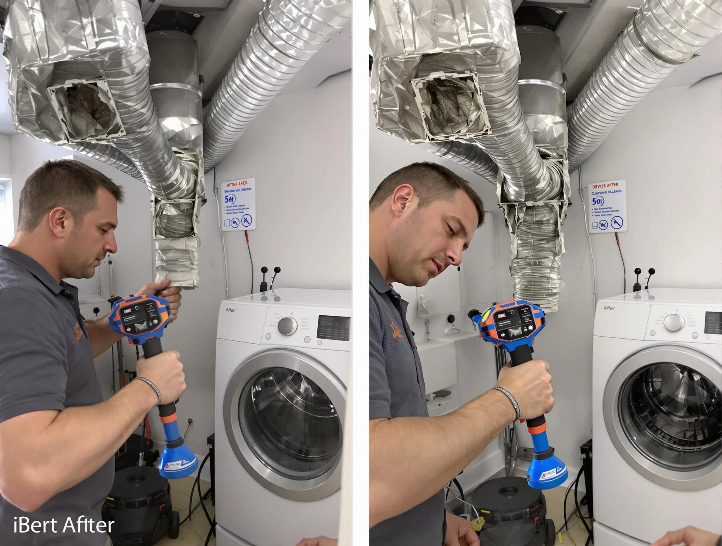 Professional clogged vent cleaning by Whittier Dryer Vent Cleaning in Whittier