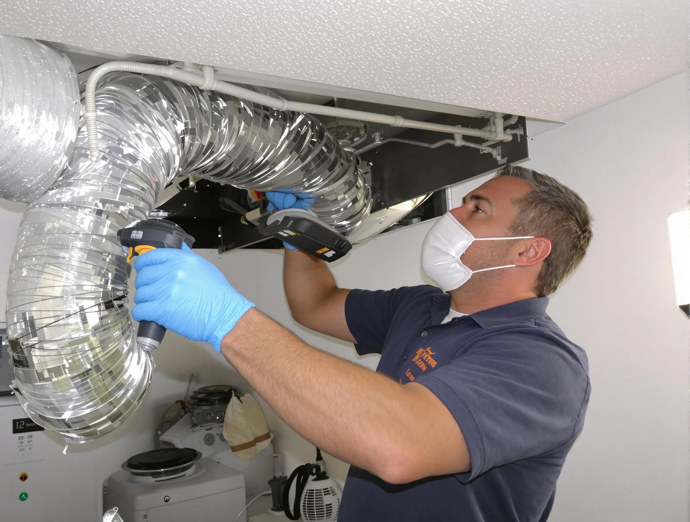 Whittier Dryer Vent Cleaning professional performing thorough residential dryer vent cleaning in Whittier