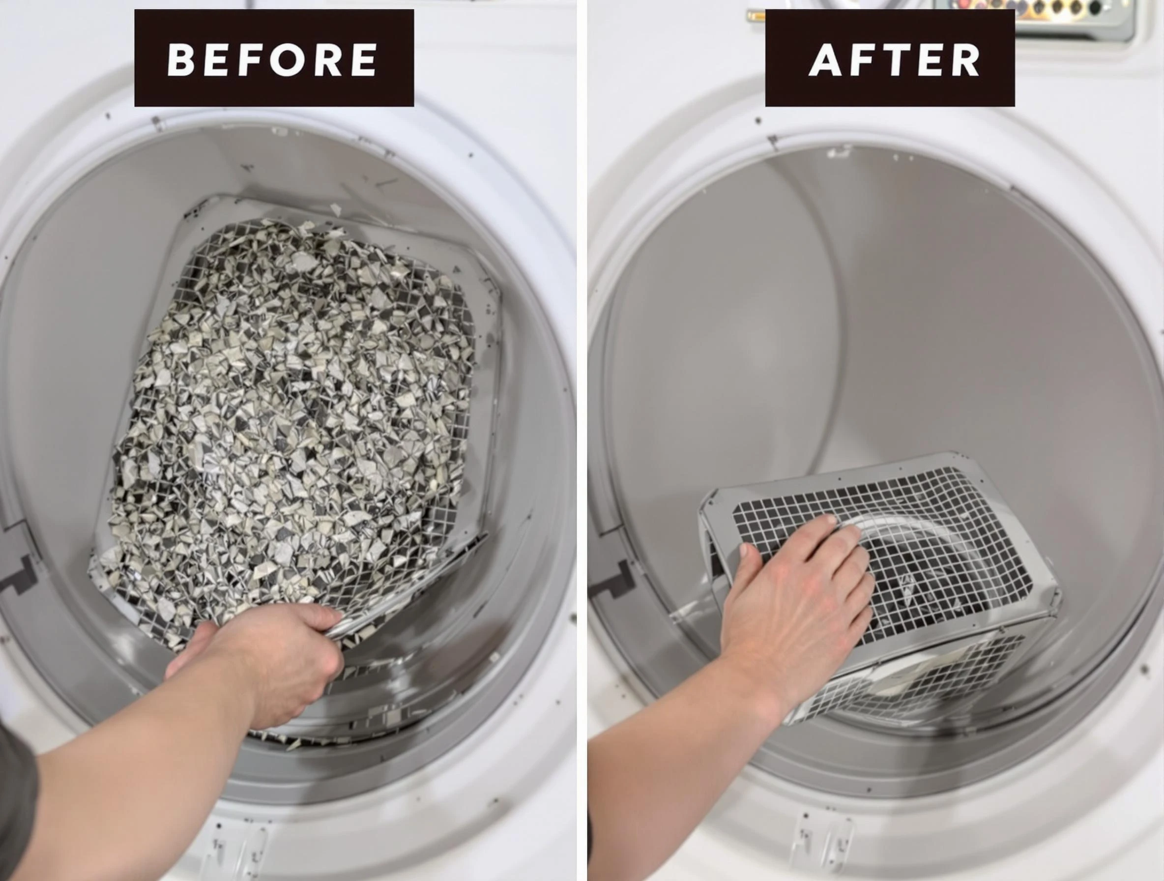 Professional lint trap cleaning by Whittier Dryer Vent Cleaning in Whittier