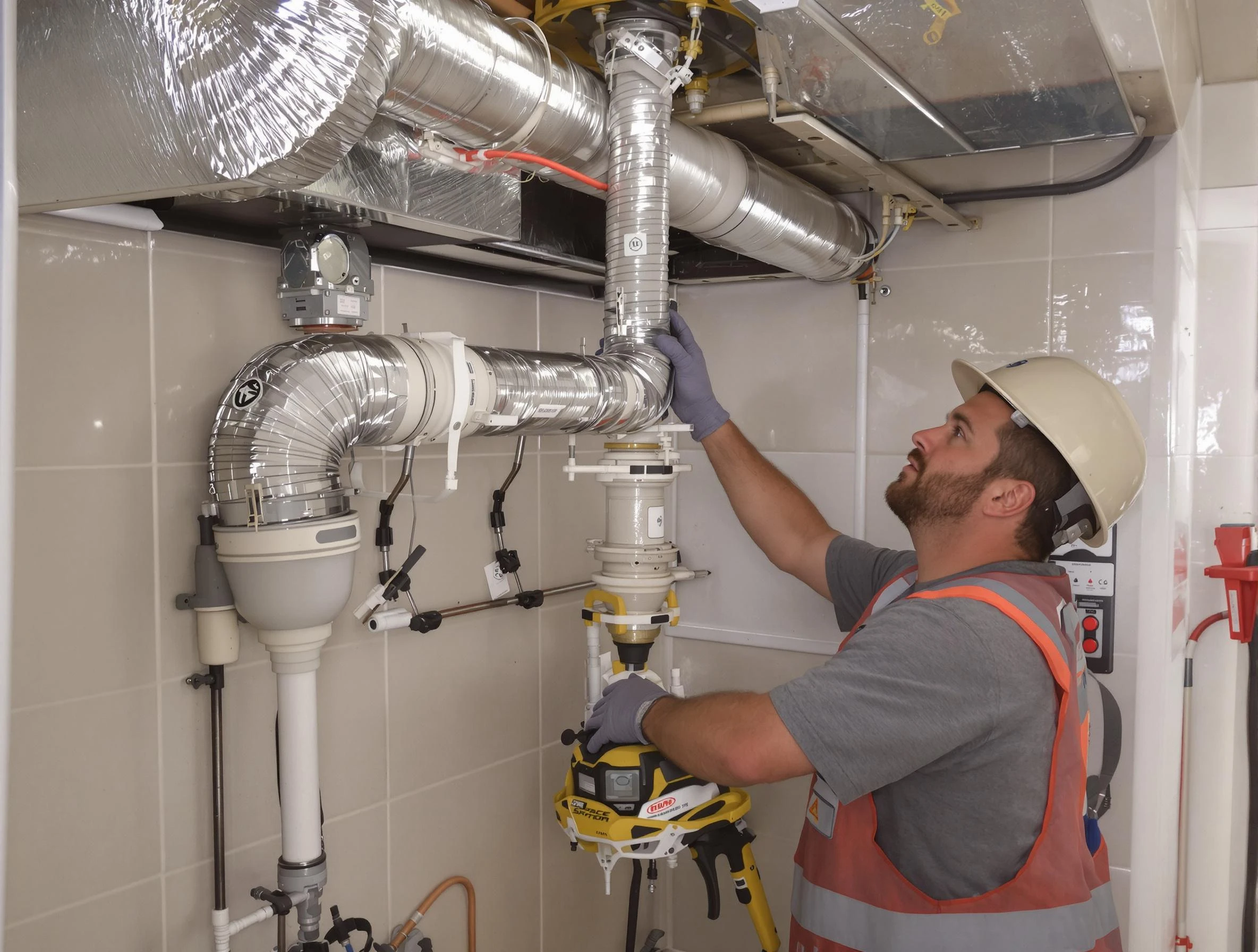 Whittier Dryer Vent Cleaning expert performing professional dryer vent repair and installation in Whittier