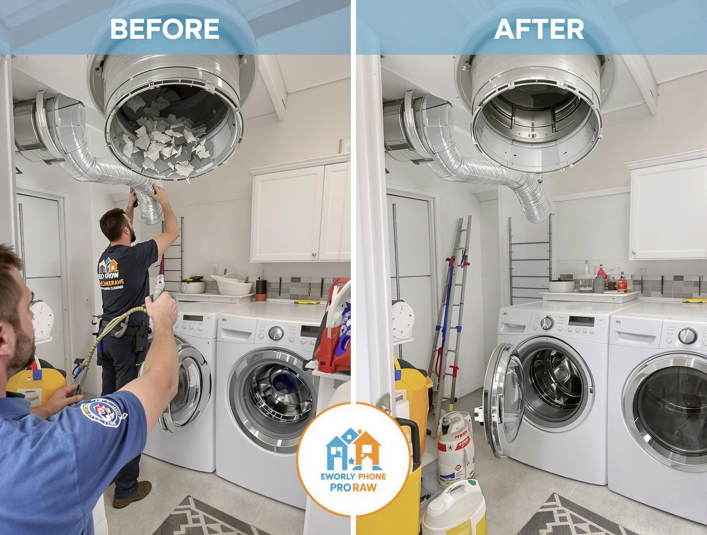Residential dryer vent cleaning by Whittier Dryer Vent Cleaning in Whittier